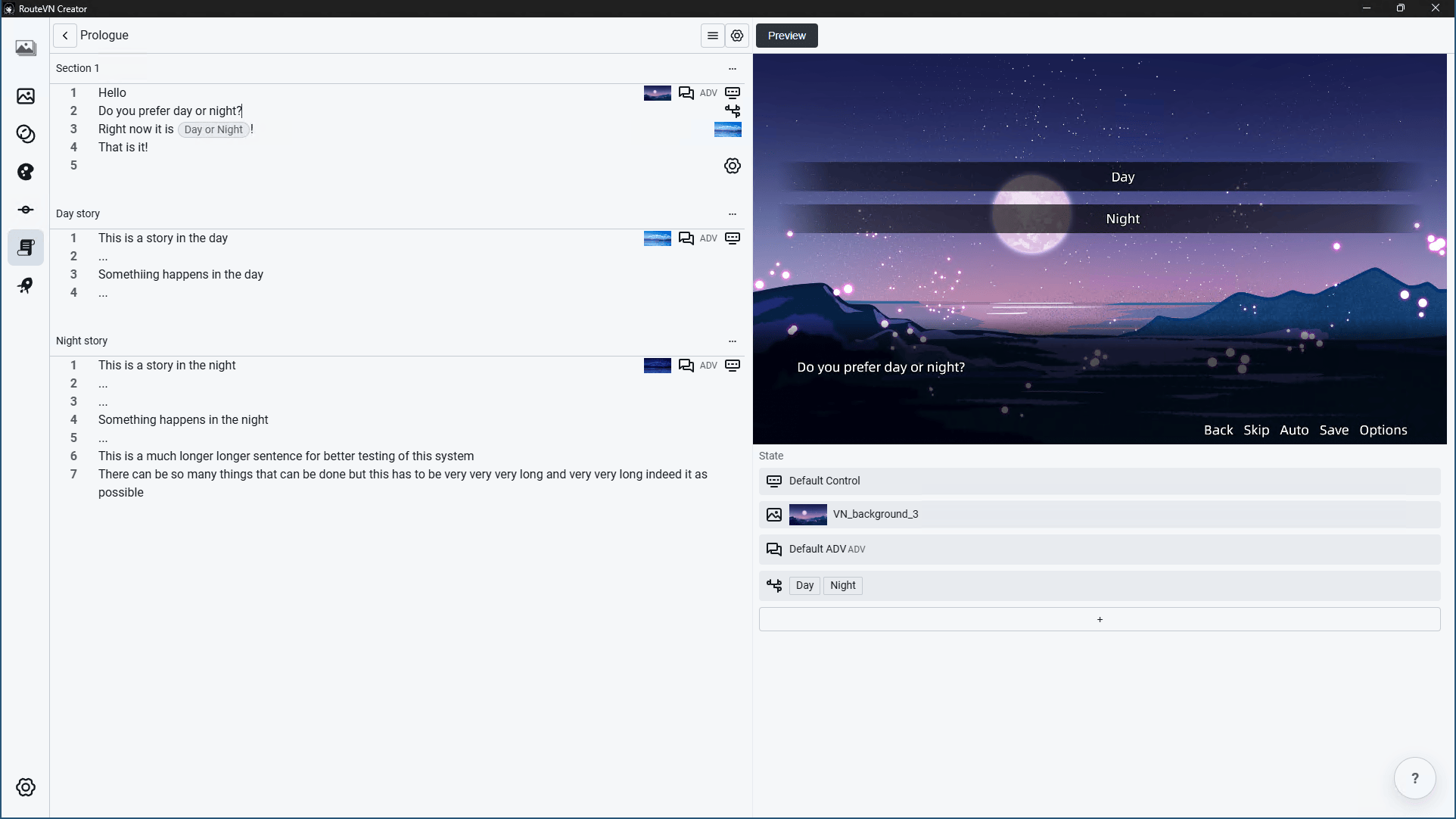 Scene editor in light theme